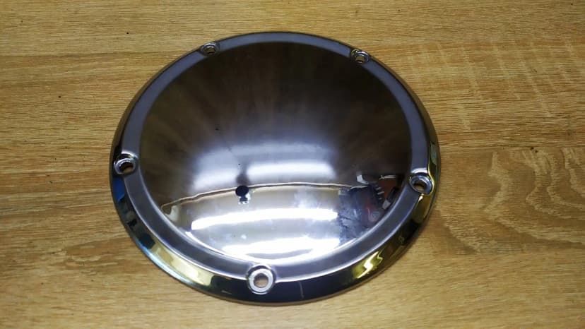 Used OEM Harley Davidson 2016 Tri Glide Chrome Derby Cover 25700389