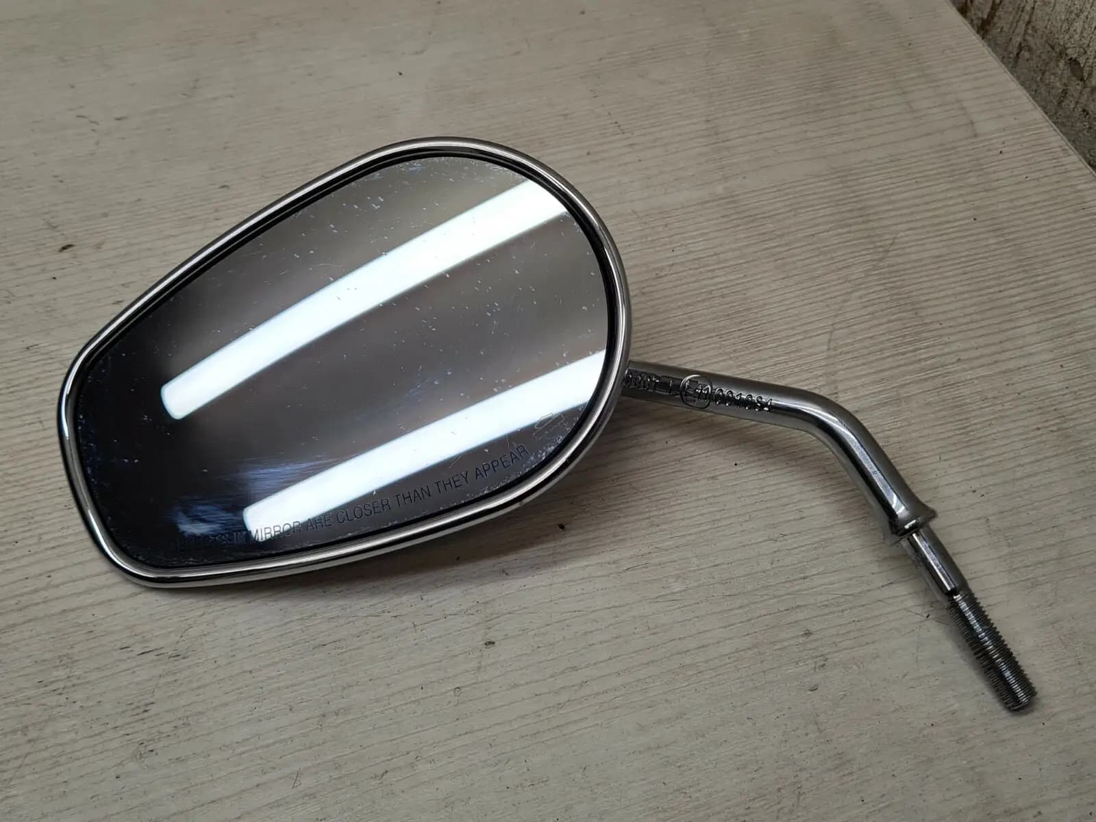 Harley Davidson Chrome Left Side Rear View Mirror I150007 001084